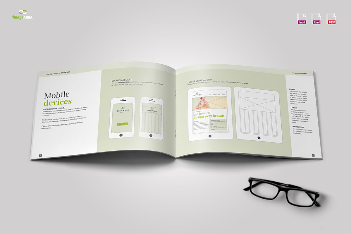 Landscape Brand Book, a Brochure Template by Imagination Area (Photo 10 of 13)