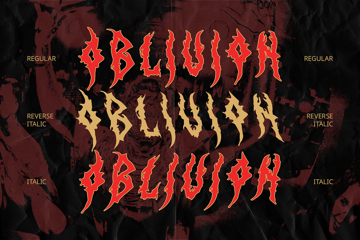 CS Aligator – Black Metal Font, a Blackletter Font by Craft Supply Co. (Photo 6 of 8)
