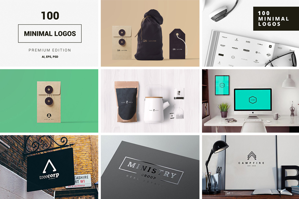ALL IN ONE LOGO BUNDLE, a Branding & Logo Template by Design District (Photo 5 of 61)