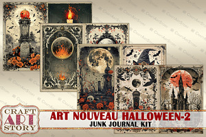 Art Nouveau Halloween-2 Junk Journal