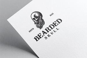 Beard Skull Logo