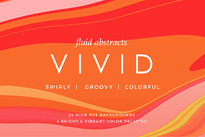 Vivid Swirl Abstract Backgrounds