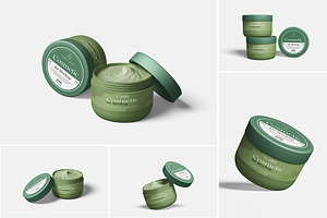 Cosmetic Jar Mockup, a Packaging Mockup by Indah