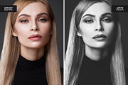 Black and white Photoshop actions, an Action Add-On by BeArt-Presets (Thumbnail 9 of 14)