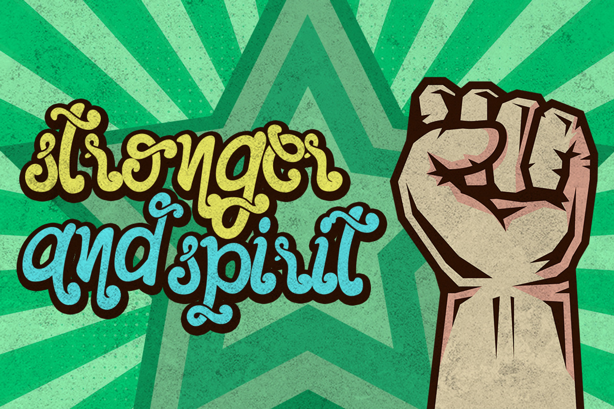 The Foughe Script - Retro Font preview 5