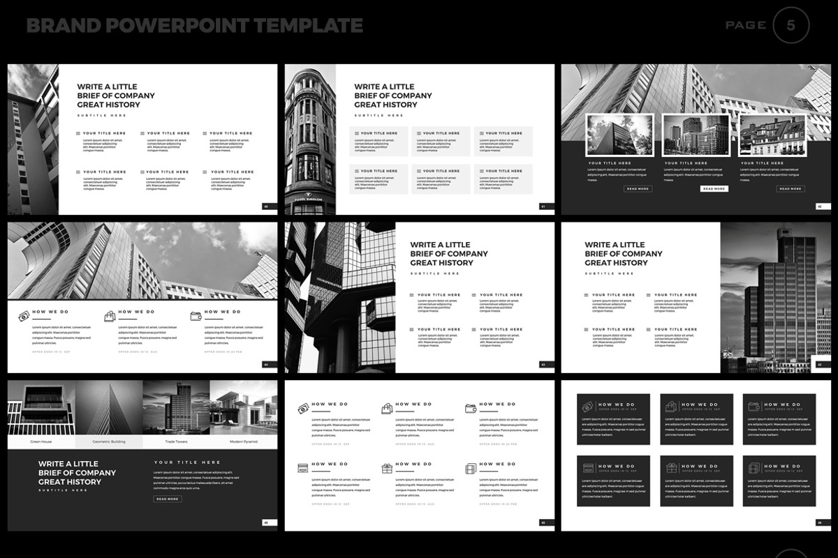 Brand Powerpoint Template, a Presentation Template by iHemalaya (Photo 4 of 13)