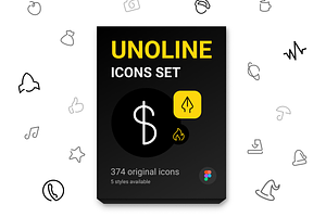 Unoline Icons Set