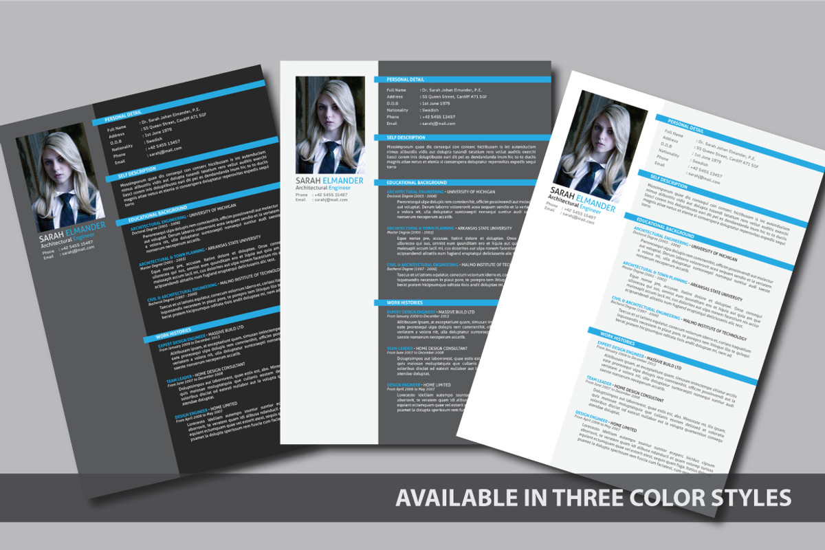 General Resume Templates, a Resume Template by voryu (Photo 2 of 10)