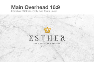 Esther Sermon Series Slides/Overhead