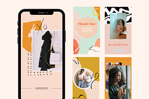 Bold & Bright Instagram Templates