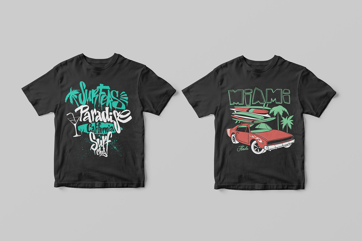 20 T-shirt design collection., an Illustration by Urbanshop (Photo 5 of 5)