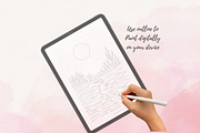 Snowy Dreams Winter Coloring Bundle, a Seasonal Illustration by Daffodil Dream Studio (Thumbnail 9 of 10)