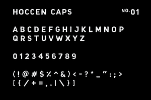 HOCCEN CAPS Display Font