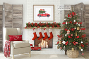 MAGIC CHRISTMAS Frame Mockups, a Print Template by MyHomeMockups (Thumbnail 4 of 12)