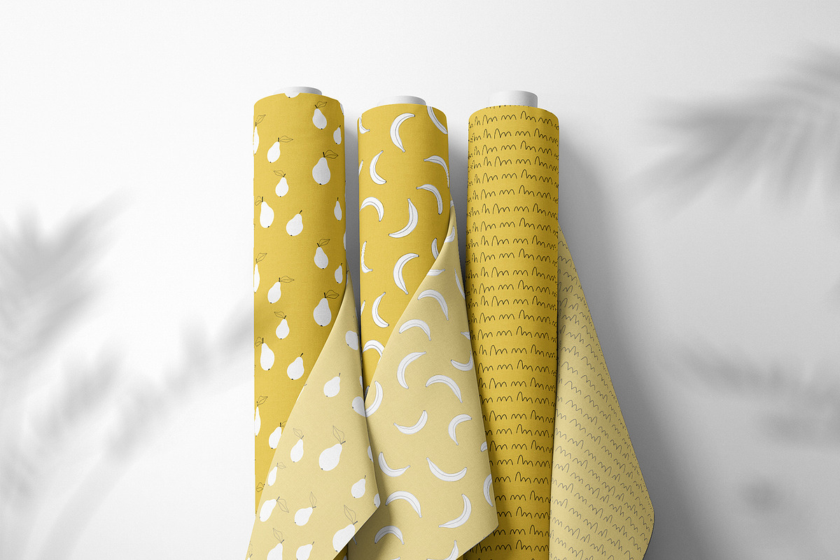 Fruits and abstract kids patterns, a Pattern Graphic by hanifa_design (Photo 6 of 6)
