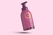 Foaming Soap Dispenser Bottle Mockup, a Cups & Container Mockup by Digitalphaser (Thumbnail 4 of 7)