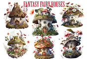 Fantasy Fairy House,Mushroom House, an Object Illustration by chilipapers (Thumbnail 1 of 2)