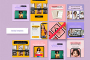 Energetic Instagram Templates CANVA, a Social Media Template by AndrewPixel (Thumbnail 6 of 27)
