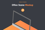 Isometric Office Scene Mock-up, an iPhone Mockup by IsometricWorld (Thumbnail 5 of 7)