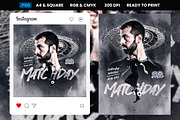 Football Flyer & Social Media Post, a Print Template by Samtiv Studio (Thumbnail 1 of 3)
