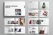 Fashion Lookbook Template Landscape, a Magazine Template by E-Type (Thumbnail 1 of 8)