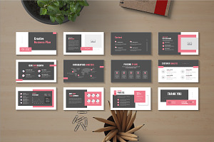 Pro Business Plan Presentation Deck, a Presentation Template by Pavel_design