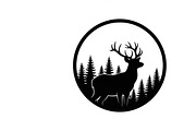 Beautiful deer forest circle art, an Illustration by Amazin_art (Thumbnail 16 of 32)