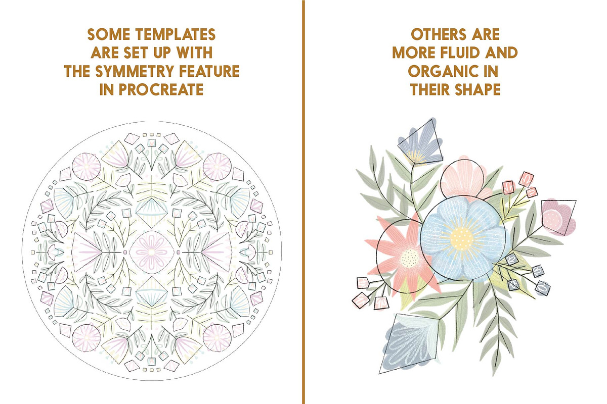 Folksy Florals Valentines Templates, an Illustration by On the Mark Designs (Photo 5 of 7)