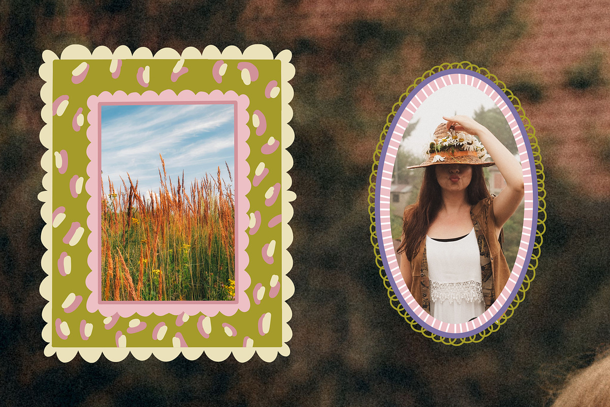 Whimsical decorative frames, a Decorative Illustration by Chikovnaya (Photo 6 of 13)