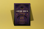 Art Deco Graduation Party Invitation, an Invitation Template by graphicook (Thumbnail 3 of 3)