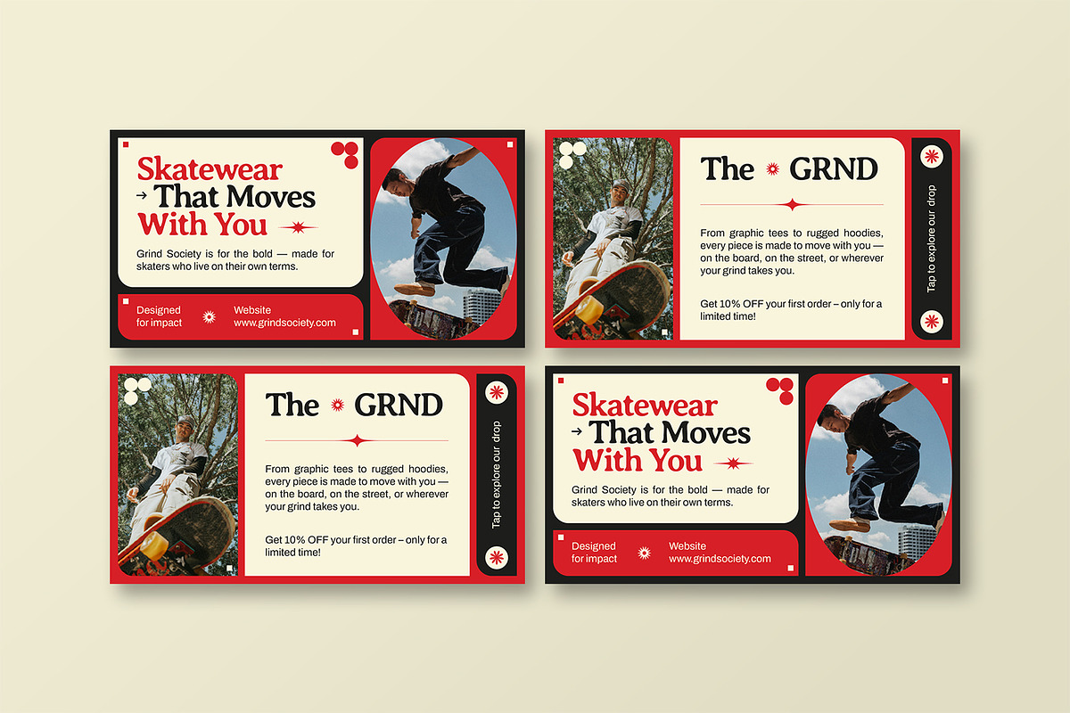 Grind Society - Facebook Ads, a Social Media Template by StreaksideStd (Photo 3 of 3)
