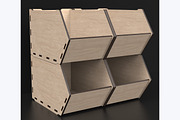 Desk Organizer Stackable Storage Box, an Object Graphic by ThemeXDigital (Thumbnail 4 of 7)