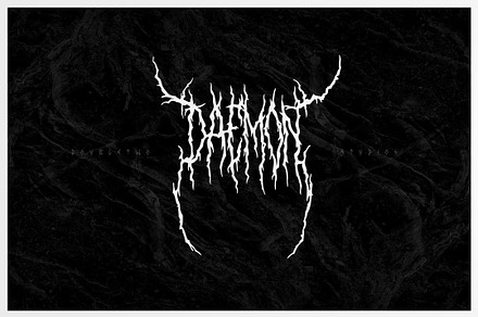 XXII Daemon, a Symbol Font by Doubletwo Studios