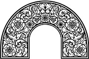 Islamic Arch Ornament Set, an Object Graphic by Designer_Momina (Thumbnail 8 of 18)