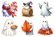 Autumn Ghost Sublimation Clipart, an Illustration by Daily.Designs (Thumbnail 3 of 5)