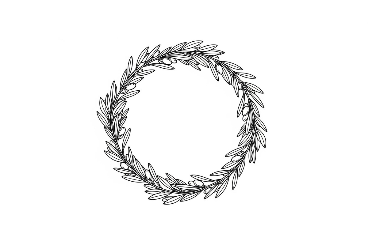 Floral Wreath Circle SVG Bundle, an Illustration by Creativeshirt (Photo 4 of 51)