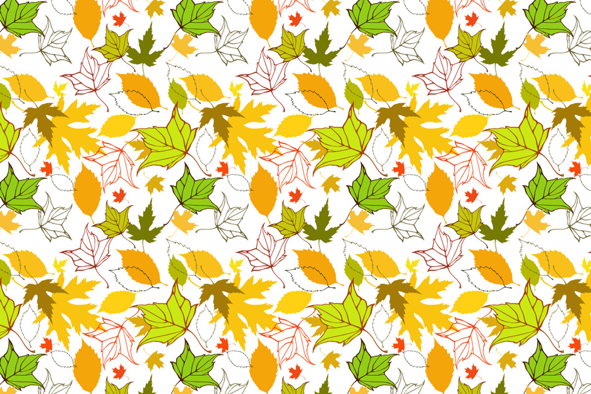 Leaves seamless patterns set, a Pattern Graphic by IreneArt illustrations (Photo 2 of 5)