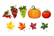 Thanksgiving Vector Set, a Decorative Illustration by Vector beauty (Thumbnail 3 of 3)