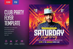 Club Party Flyer Template