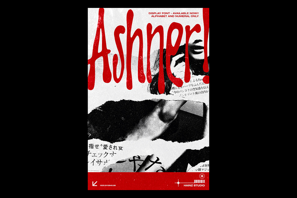 Ashner! - Display Font, a Handwritten Font by Hainz Studio (Photo 1 of 9)