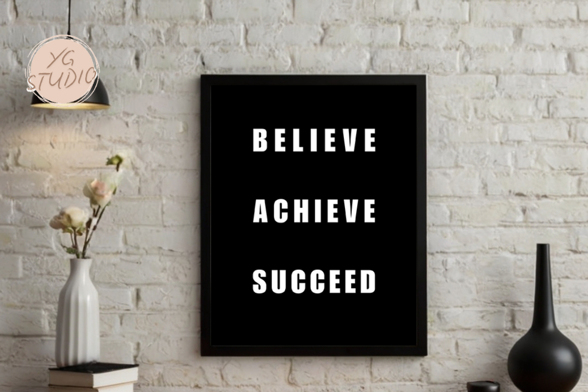 Quotes, Motivational Wall Art Print, a Decorative Illustration by YG STUDIO (Photo 5 of 6)