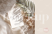 Wedding invitation mockup, a Product Mockup by MoMockups (Thumbnail 1 of 5)
