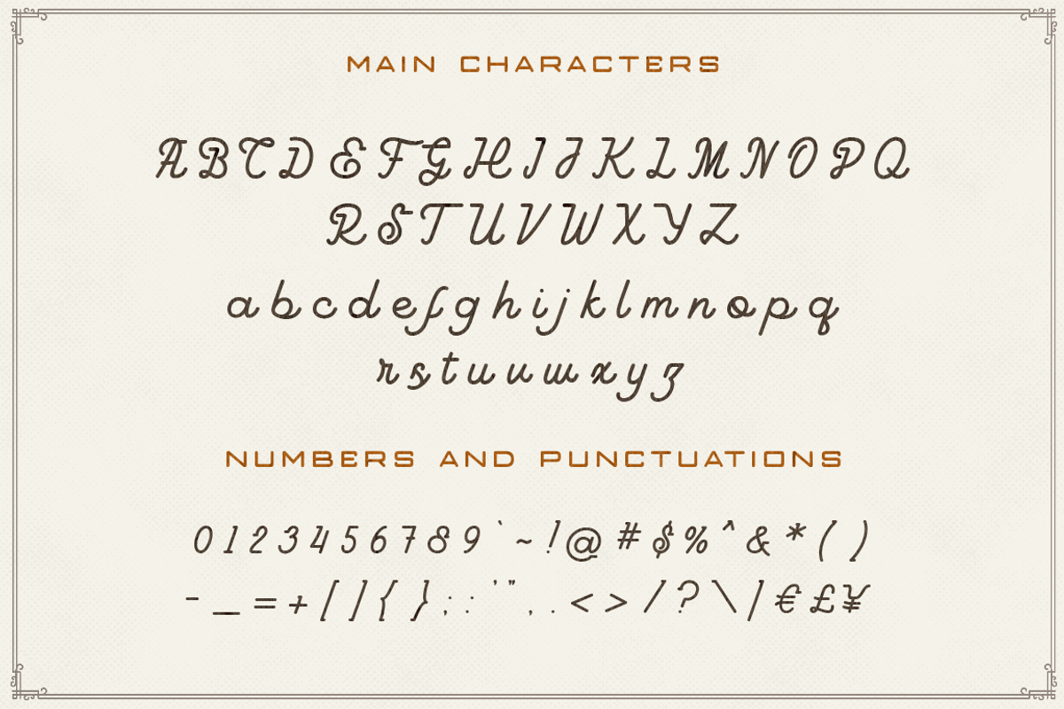Goodline - Monoline Font + Extras preview 4