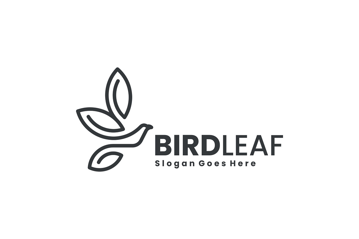 Minimalist Bird Leaf Logo Design, a Branding & Logo Template by Artnivora.Std (Photo 2 of 5)