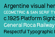 Southern Railway, a Sans Serif Font by Fabio Ares (Thumbnail 3 of 7)