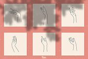 Female Hand Gestures illustrations, an Illustration by Soir Creative (Thumbnail 4 of 5)