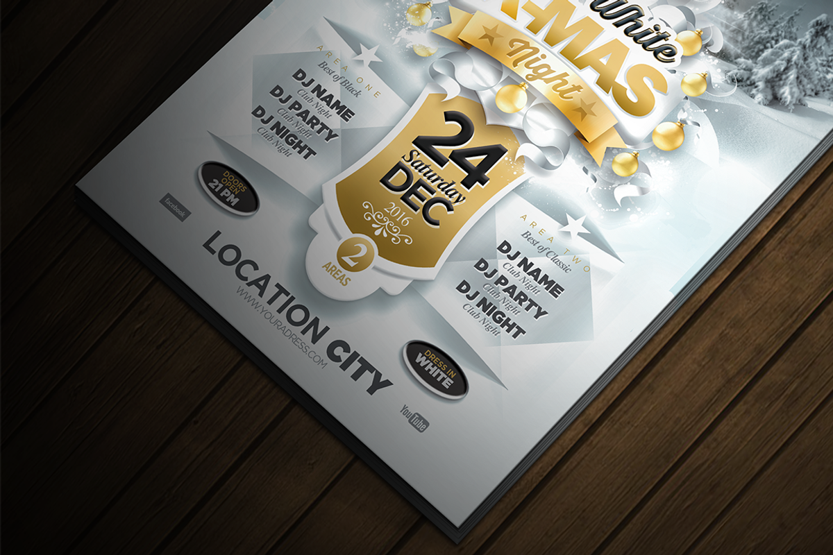 X-Mas Party, a Flyer Template by aigenart (Photo 1 of 3)