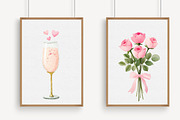 Watercolor Valentine's Day 42 PNG, an Illustration by Libby Wishes (Thumbnail 3 of 7)