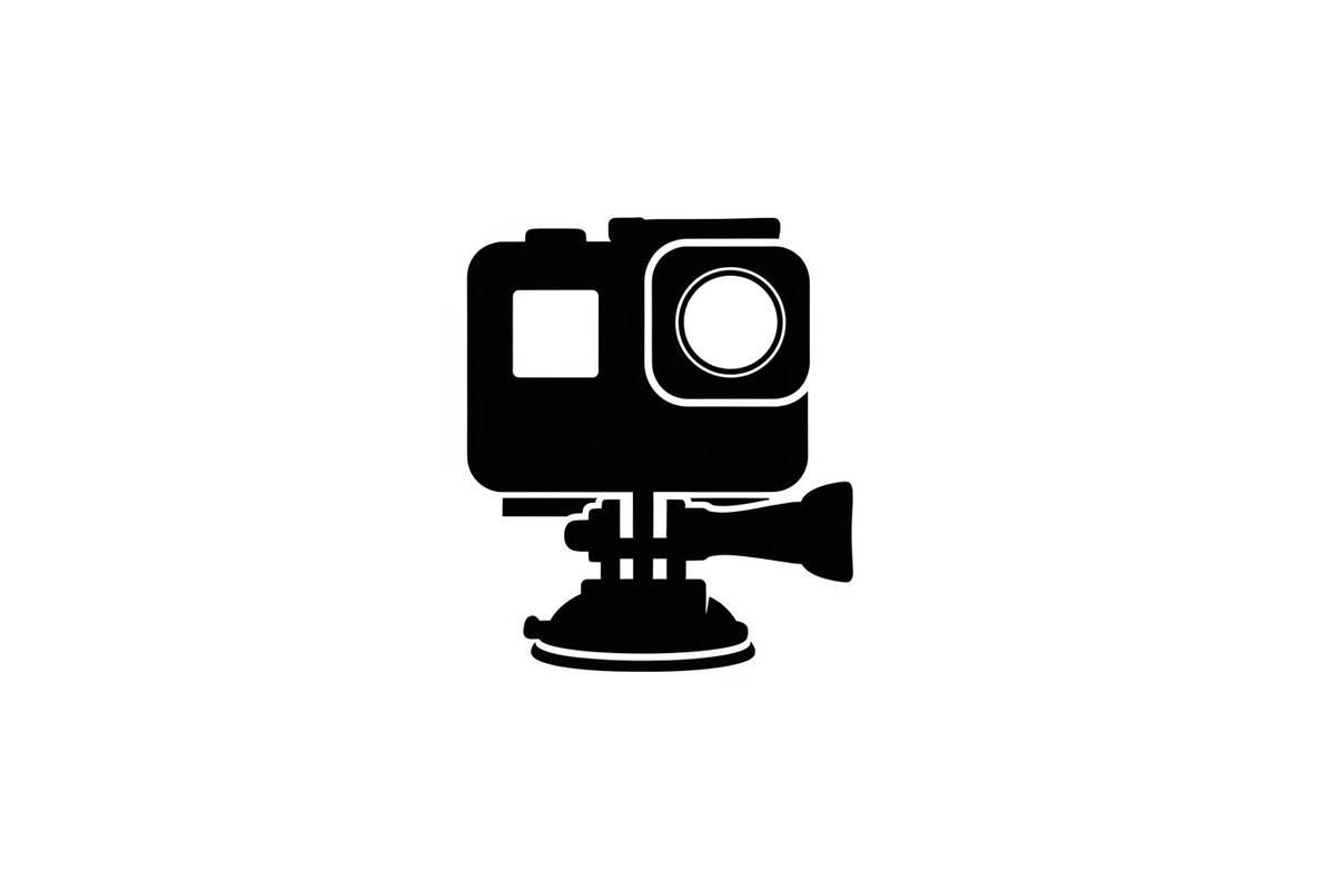60 Action Camera Silhouette Icon, an Illustration by Artivon (Photo 61 of 61)