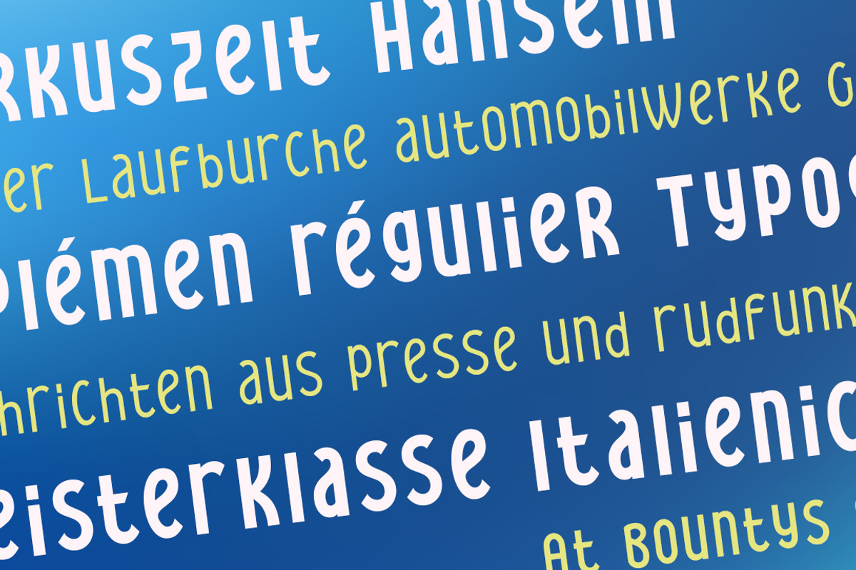 AT Bountys, a Sans Serif Font by Alandya TypeFoundry (Photo 10 of 10)